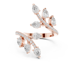 Gold Ring DDLR-852, Rose Gold, view 4