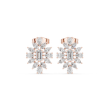 Gold Earrings Earring, Rose Gold, view 4
