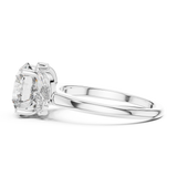 Gold Ring DDLR-074, White Gold, view 3