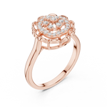 Gold Ring DDLR-786, Rose Gold, view 2