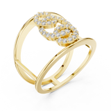 Gold Ring LR-01 (85), Yellow Gold, view 2