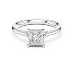 Gold Ring DDLR-798, White Gold, view 4