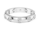Gold Ring DDLR-352, White Gold, view 4