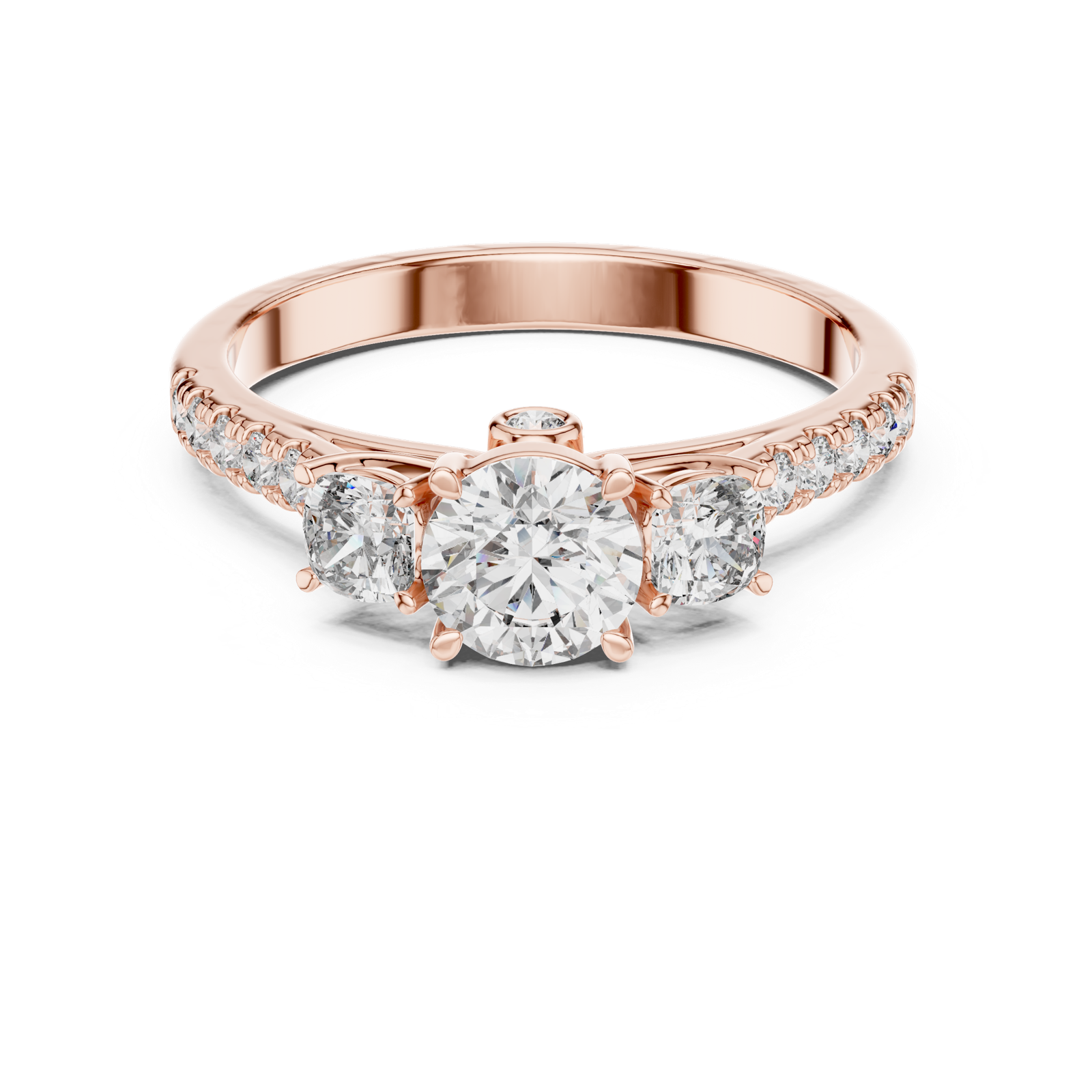 Gold Ring LR-0033, Rose Gold