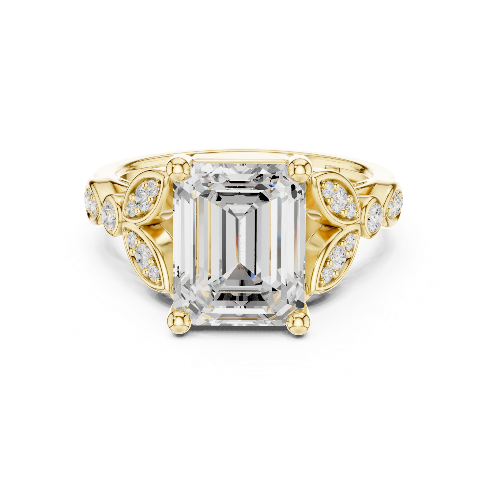 Gold Ring DDLR-392, Yellow Gold