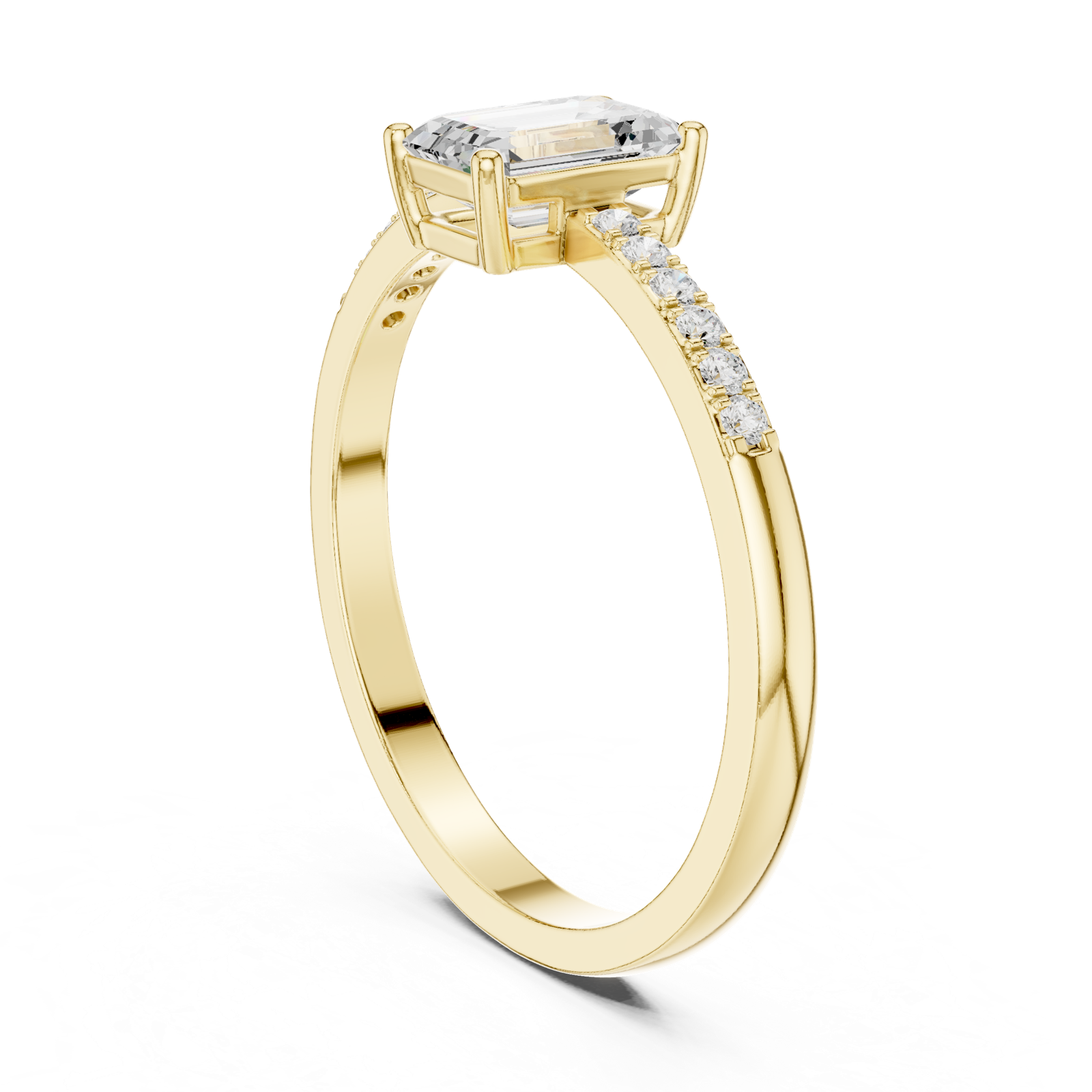 Gold Ring HLR-257, Yellow Gold