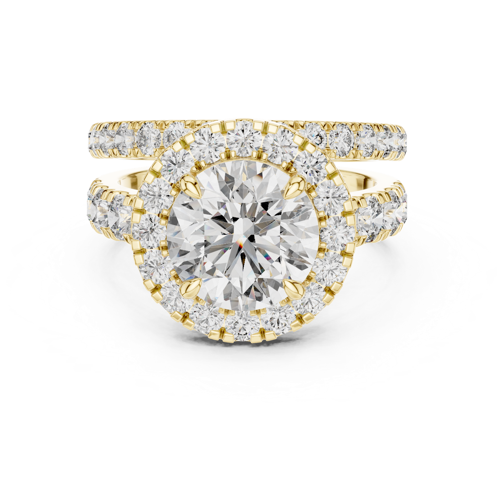 Gold Ring DDLR-007, Yellow Gold, view 4