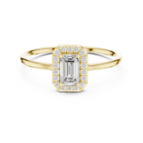 Gold Ring HLR-206, Yellow Gold, view 4