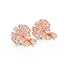 Gold Earrings L29-4040, Rose Gold, view 3