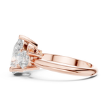 Gold Ring DDLR-903, Rose Gold, view 3