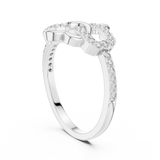 Gold Ring LR-01 (67), White Gold