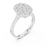Gold Ring DDLR-783, White Gold, view 2