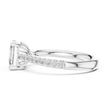 Gold Ring DDLR-730, White Gold, view 3