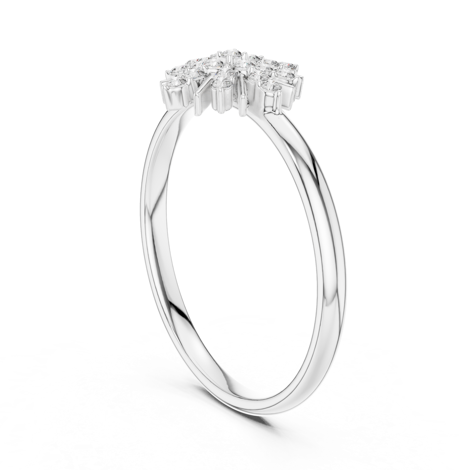 Gold Ring 1 (278), White Gold, view 1