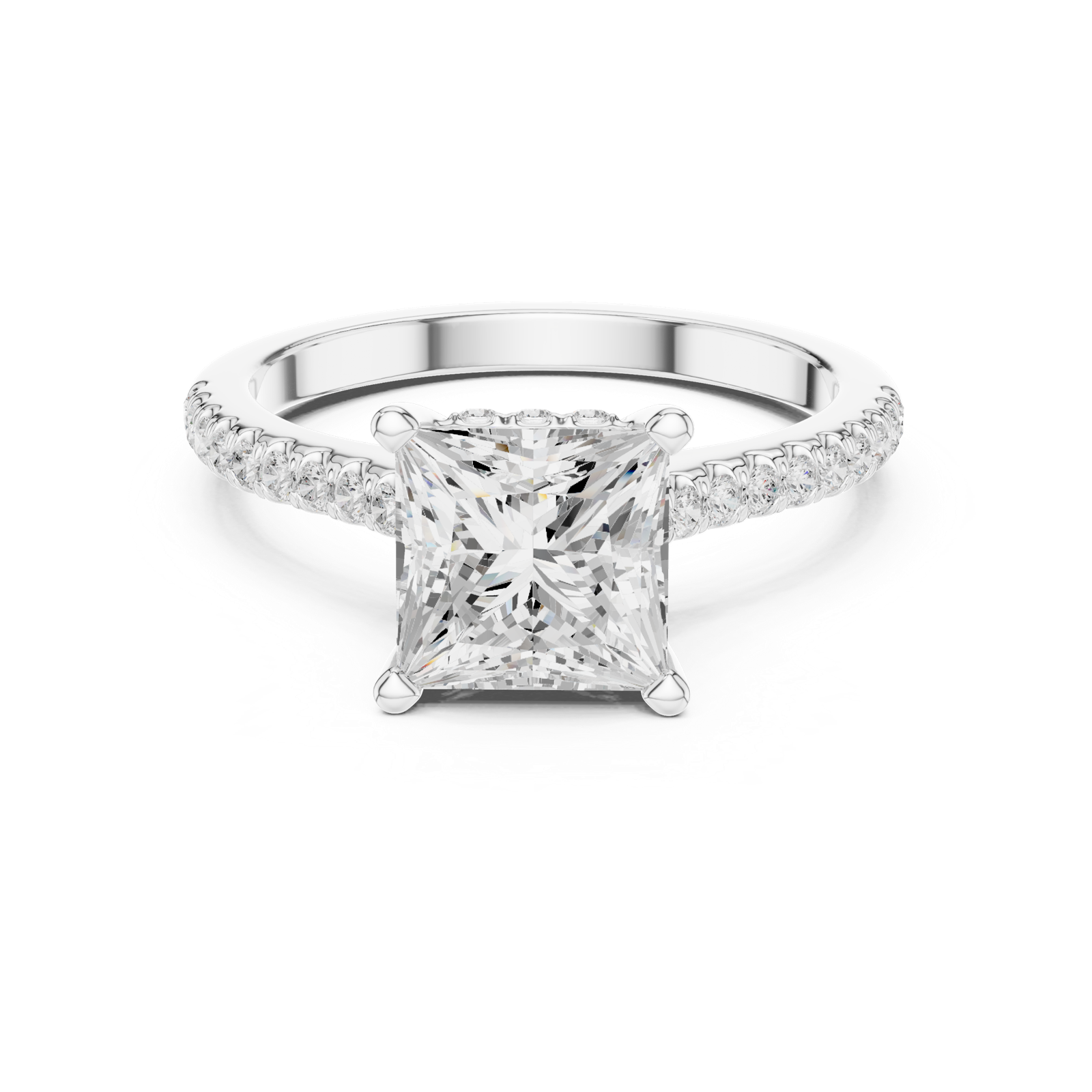 Gold Ring DDLR-1002, White Gold