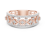 Gold Ring 12-10069@L, Rose Gold