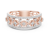 Gold Ring 12-10069@L, Rose Gold