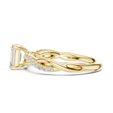 Gold Ring DDLR-593, Yellow Gold, view 3
