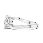 Gold Ring DDLR-489, White Gold, view 3