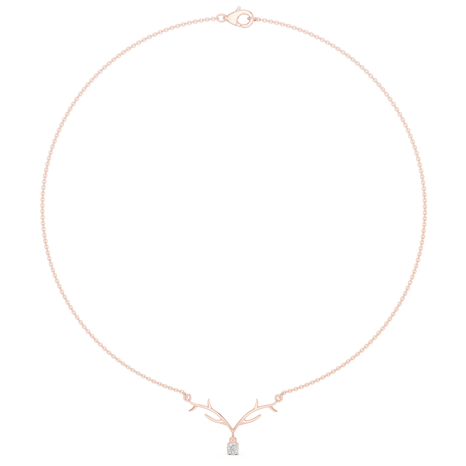 Gold Necklace SBWN (33), Rose Gold