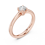 Gold Ring DDLR-568, Rose Gold, view 2