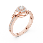 Gold Ring SBWR(46), Rose Gold, view 2
