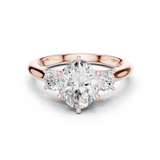 Gold Ring DDLR-895, Rose Gold