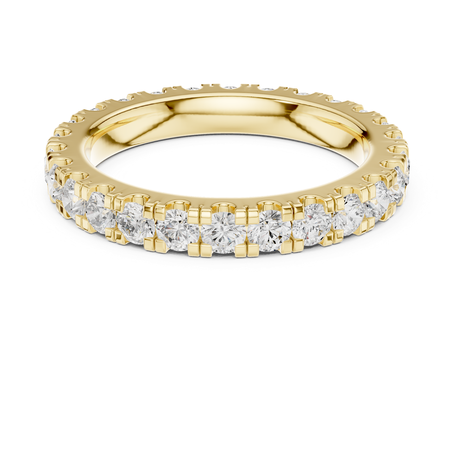 Gold Ring DDLR-607, Yellow Gold, view 4