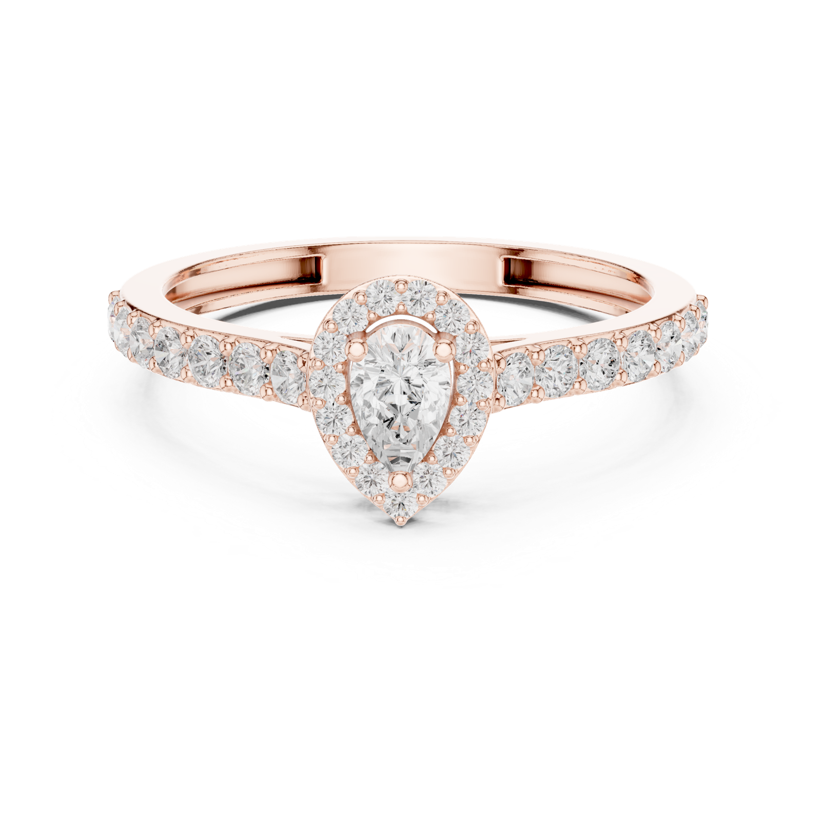 Gold Ring Ledis Ring, Rose Gold, view 4