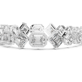 14K Solid Gold Lab Diamond Bracelet, White Gold, view 3