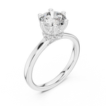 Gold Ring DDLR-176, White Gold, view 2