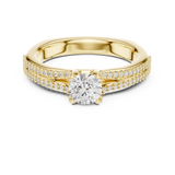 Gold Ring LR-0330, Yellow Gold, view 4