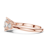 Gold Ring DDLR-041, Rose Gold, view 3