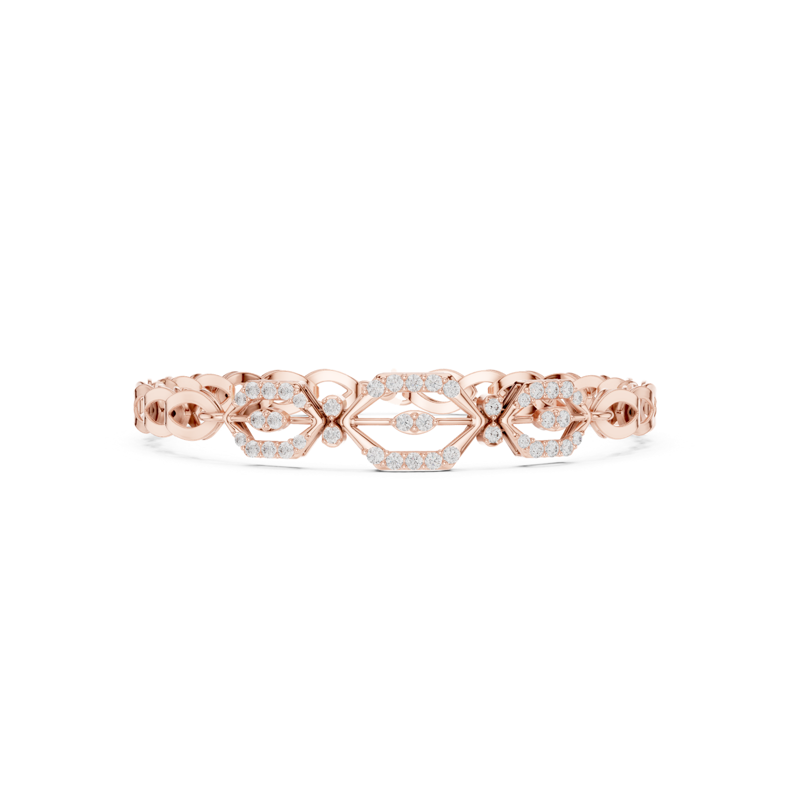 Gold Bracelet SBWB (21), Rose Gold