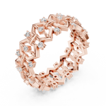 Gold Ring R29, Rose Gold, view 2