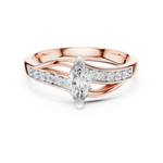 Gold Ring 12-10003@L, Rose Gold