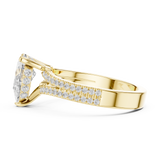 Gold Ring DDLR-1087-Z, Yellow Gold, view 3