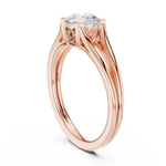 Gold Ring DDLR-544, Rose Gold, view 1
