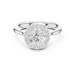 Gold Ring DDLR-652, White Gold, view 4