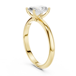 Gold Jewelry L36-6, Radiant center stone, Yellow Gold, view 1