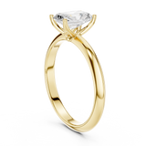 Gold Jewelry L36-6, Radiant center stone, Yellow Gold, view 1