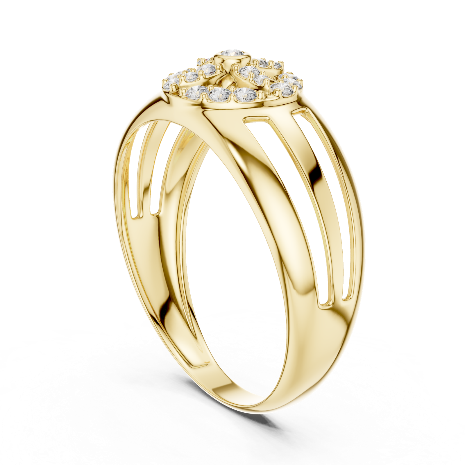 Gold Ring LR-01 (37), Yellow Gold