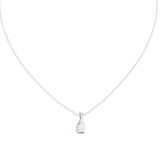 Gold Pendant GPD-0066, White Gold, view 4