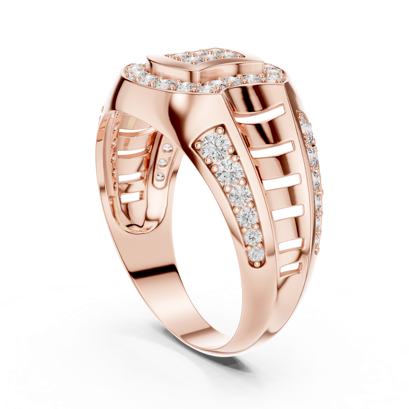 Gold Ring LR-01 (36), Rose Gold