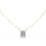 Gold Jewelry, Emerald center stone, Yellow Gold