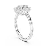 Gold Ring DDLR-699, White Gold, view 1