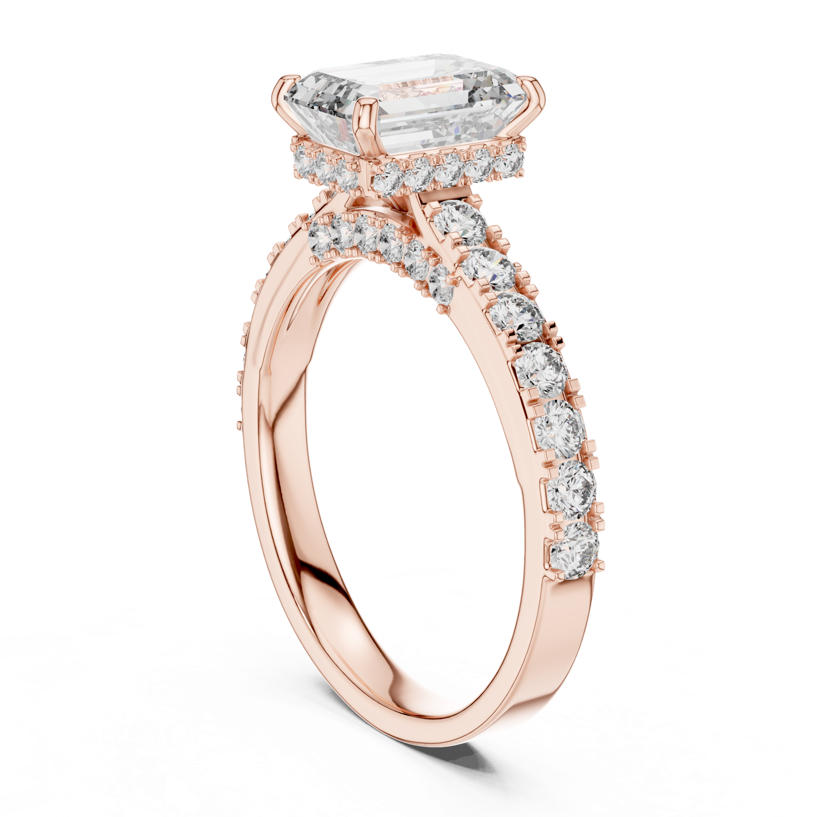 Gold Ring LR-0172, Rose Gold, view 1