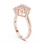 Gold Ring DDLR-786, Rose Gold, view 1