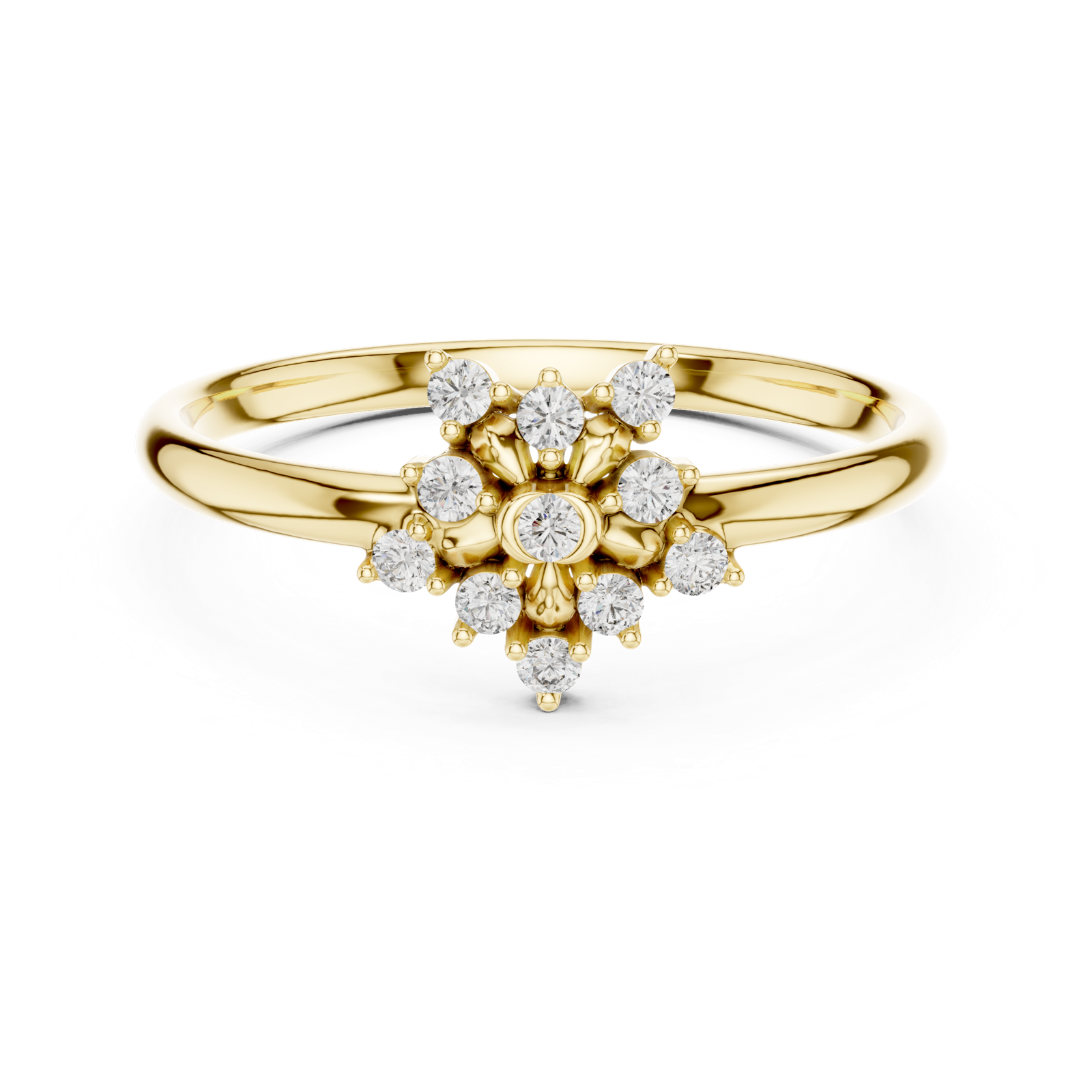Gold Ring 1 (378), Yellow Gold, view 4