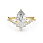 Gold Ring DDLR-059, Yellow Gold, view 4